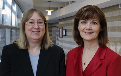 Portrait of Dr. Debbie Lindberg and Dr. Deborah Lindberg